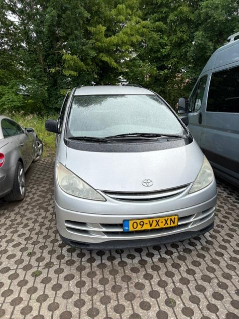 Toyota Previa 2.0 D4-d Blind VAN Linea Luna 2001, Voorwielaandrijving, Stof, 1995 cc, Zwart