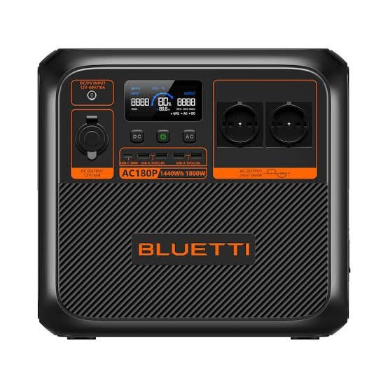 Bluetti AC180P PowerStation - te huur - amsterdam, Telecommunicatie, Powerbanks, Ophalen of Verzenden, Nieuw
