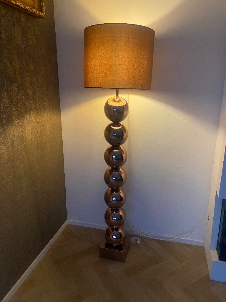 Staande vloerlamp Erik Kuster stijl (170cm), Ophalen, Erik Kuster, E14 (klein), Zo goed als nieuw