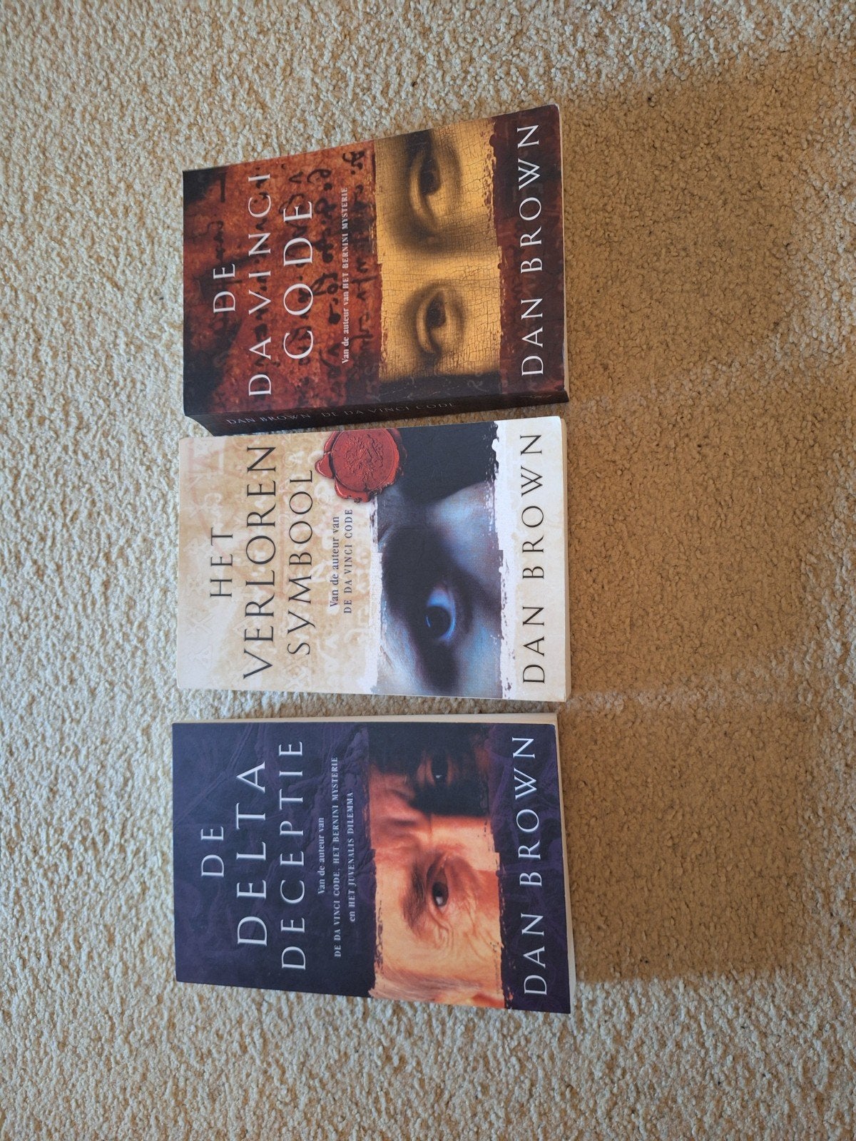Dan Brown 3x, Ophalen
