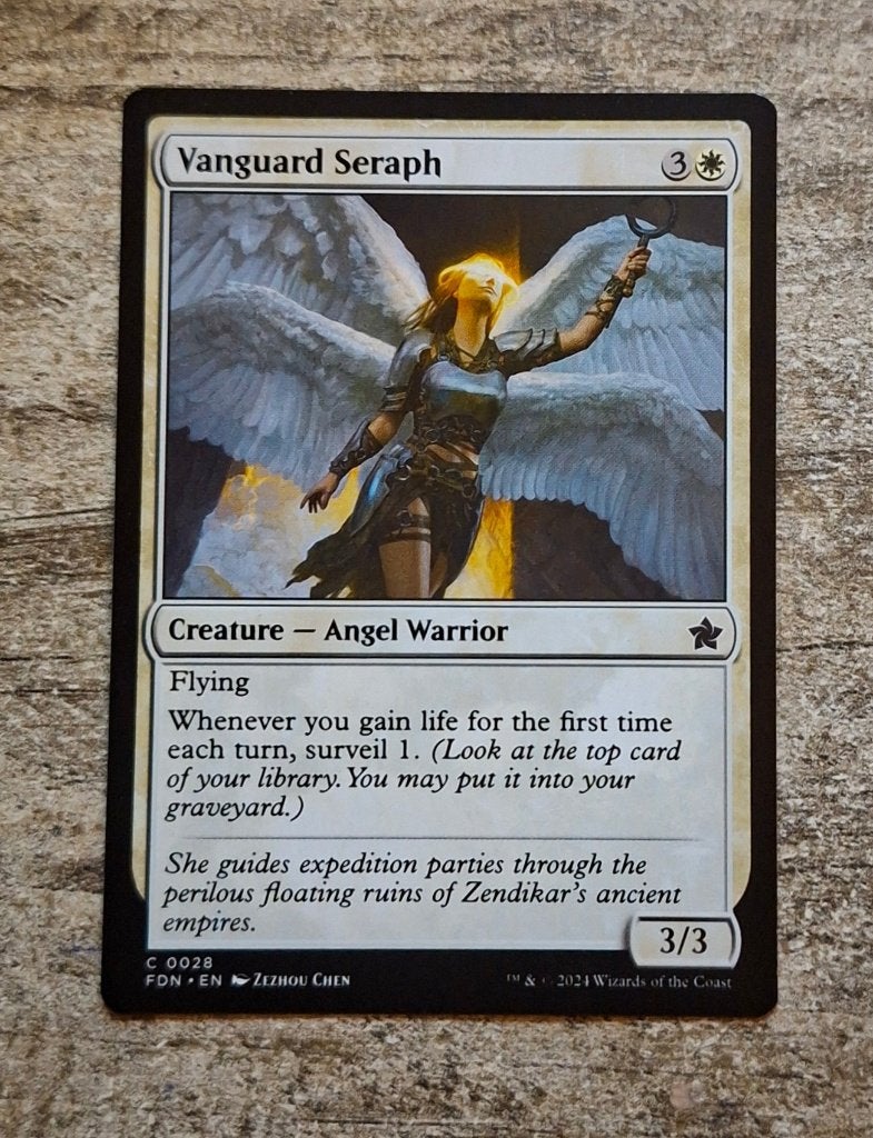 Vanguard Seraph - Magic the Gathering, Verzenden, Zo goed als nieuw, Losse kaart