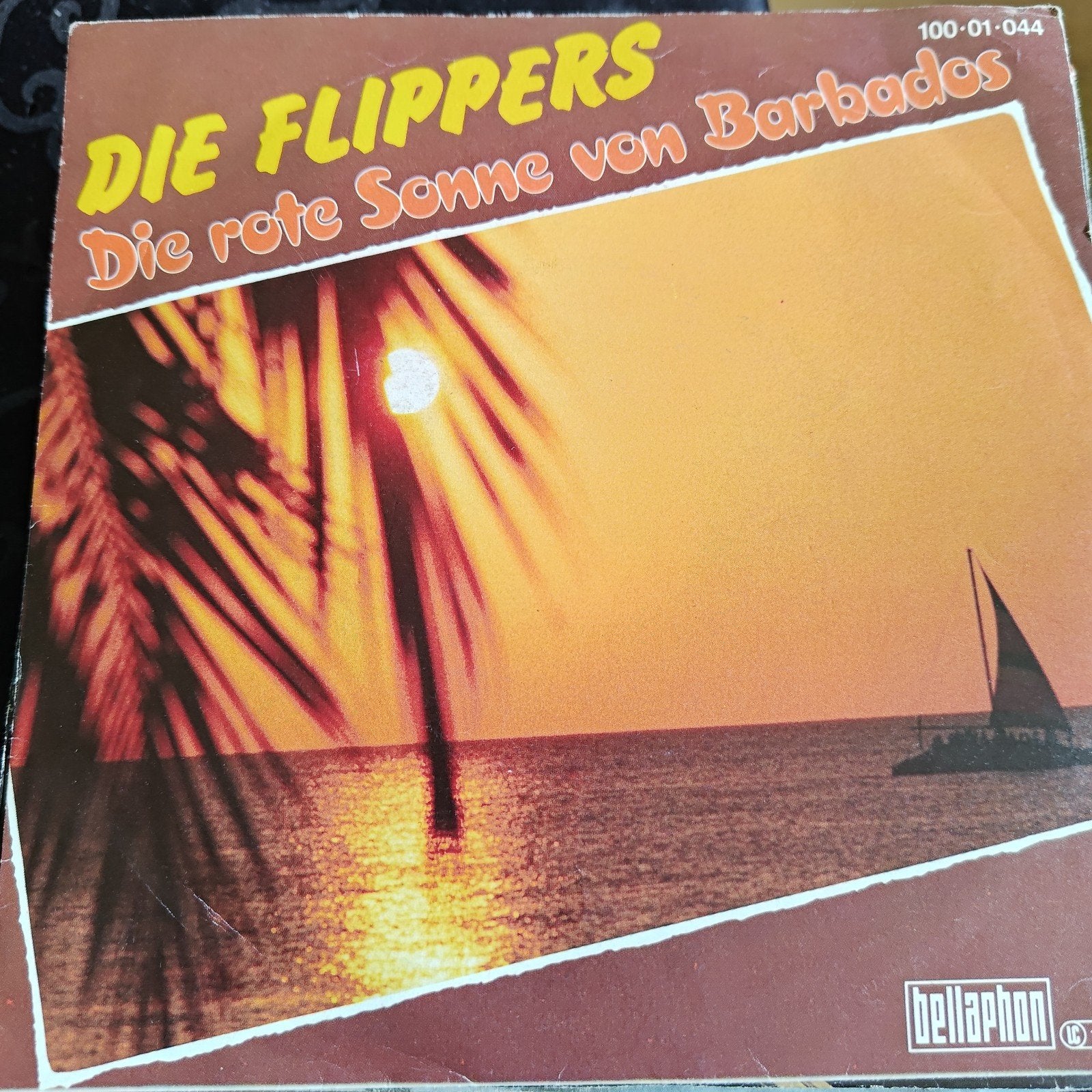 Die Flippers - Die rote Sonne von Barbados Single, Cd's en Dvd's, Vinyl Singles, Ophalen of Verzenden, Gebruikt, 7 inch, Overige genres