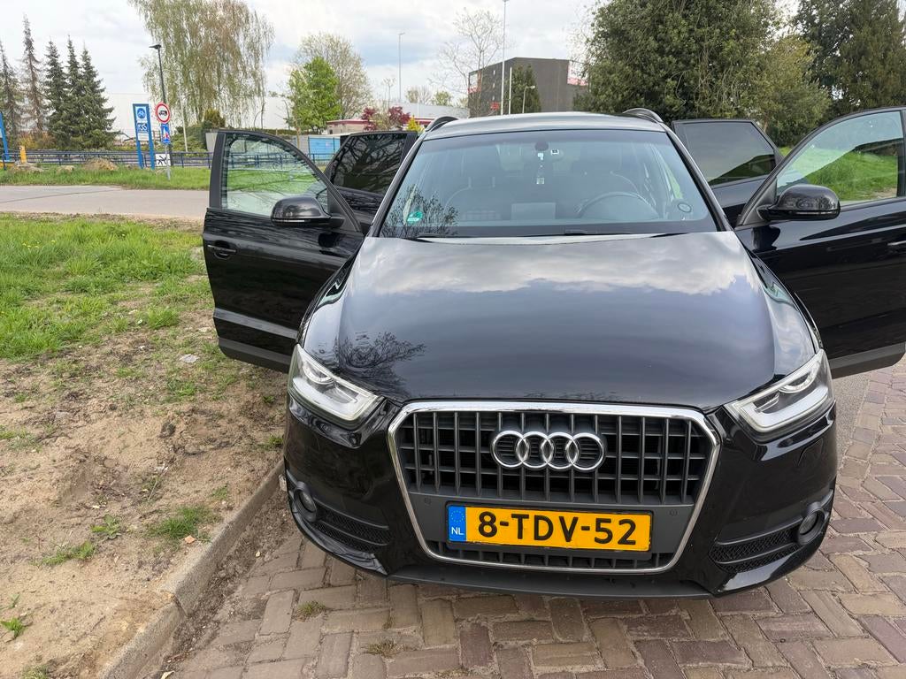 Audi Q3 1.4 Tfsi 110KW S-tronic 2014 Zwart APK 06-07-2027, 1380 kg, 1800 kg, 4 cilinders, Zwart