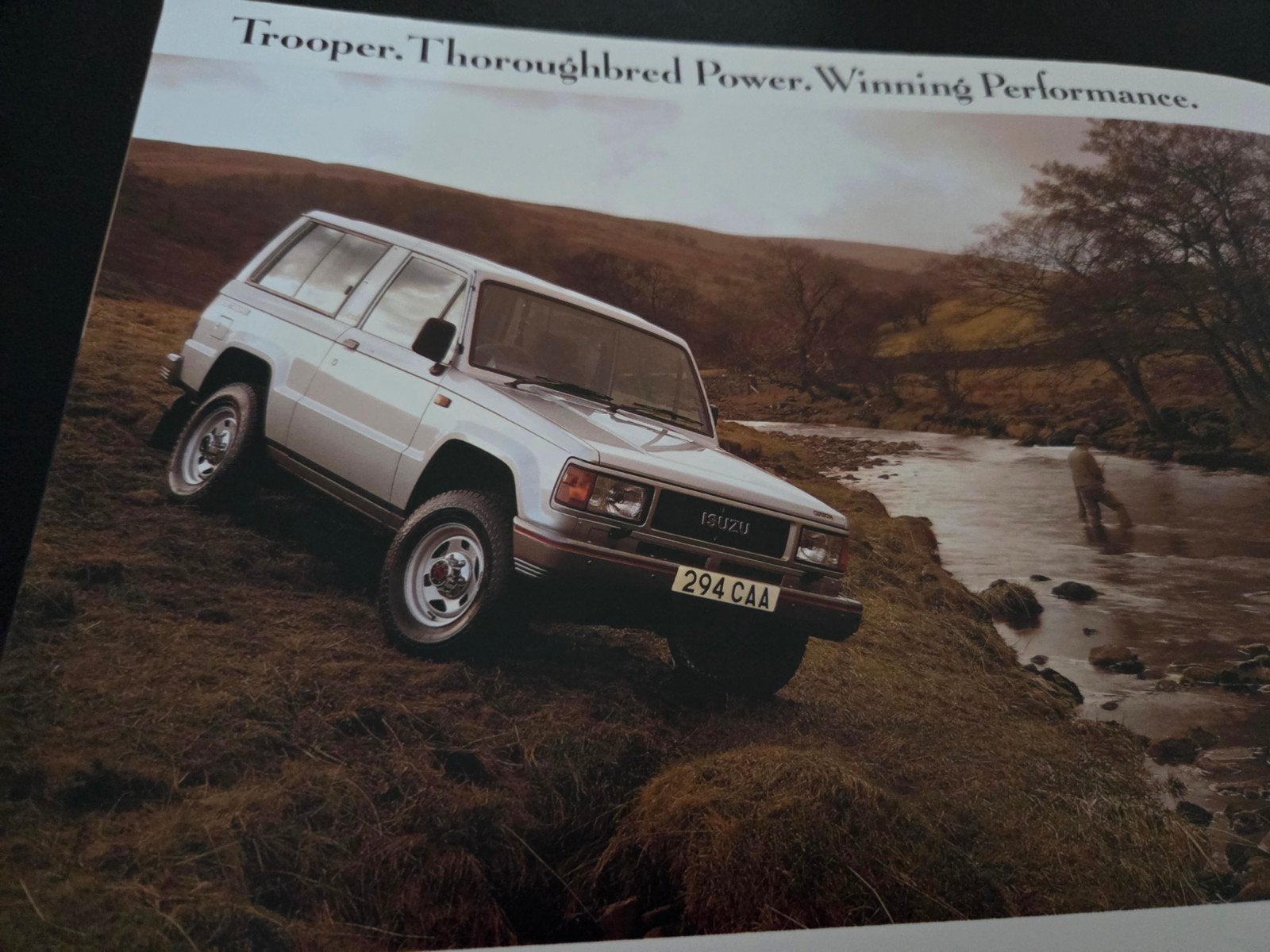 Brochure Isuzu Trooper UK, Ophalen of Verzenden, Zo goed als nieuw, Overige merken