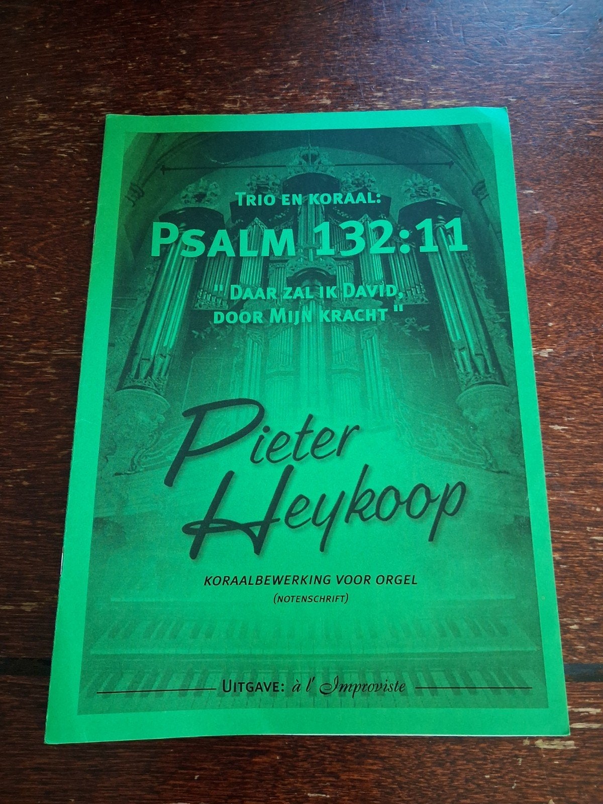 Pieter Heykoop - Psalm 132:11 Koraalbewerking voor Orgel, Orgel, Gebruikt, Ophalen of Verzenden, Religie en Gospel