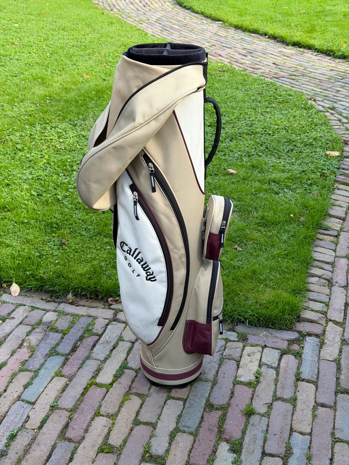 Callaway GES Golfbag 4-Way Divider + Rain Cover (1/2), Ophalen of Verzenden, Zo goed als nieuw, Tas, Callaway