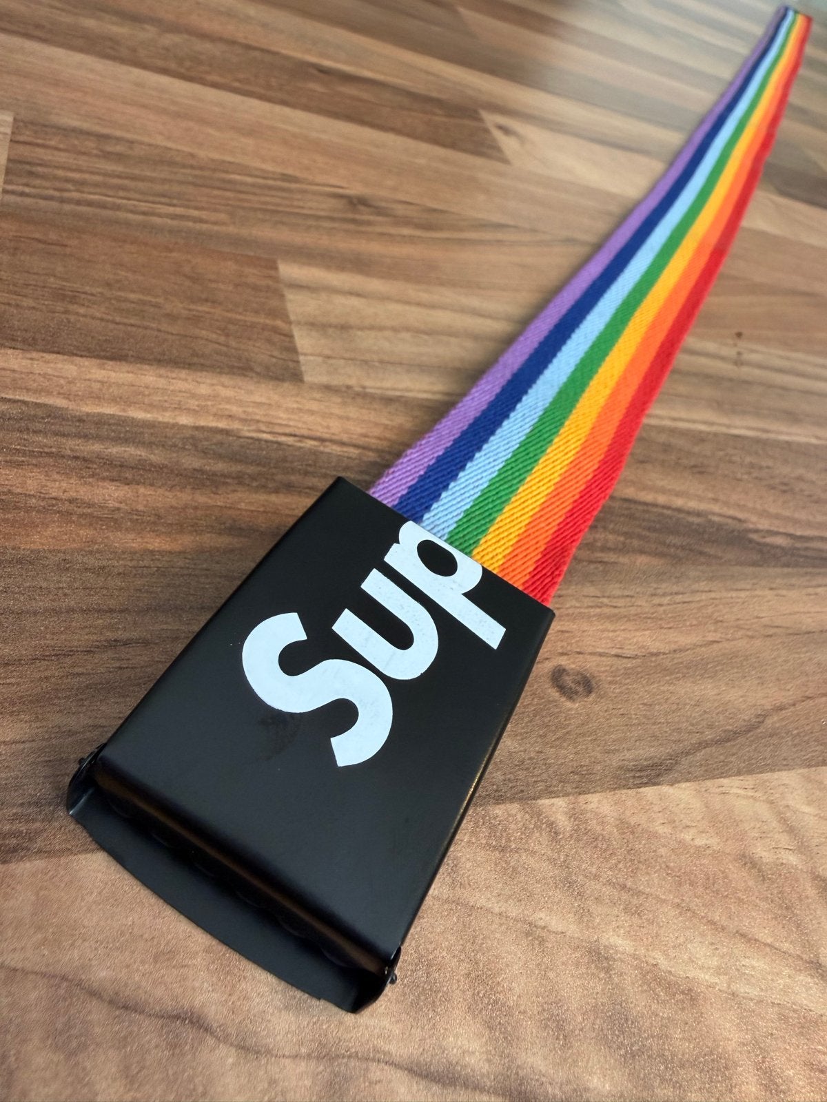 Supreme regenboog riem, Ophalen of Verzenden, Nieuw, Overige kleuren, 95 tot 105 cm