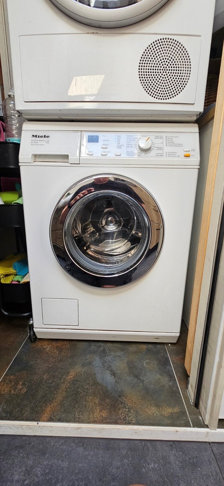 te koop miele wasmachine w3241 softcare, Ophalen, Gebruikt, Voorlader, 85 tot 90 cm