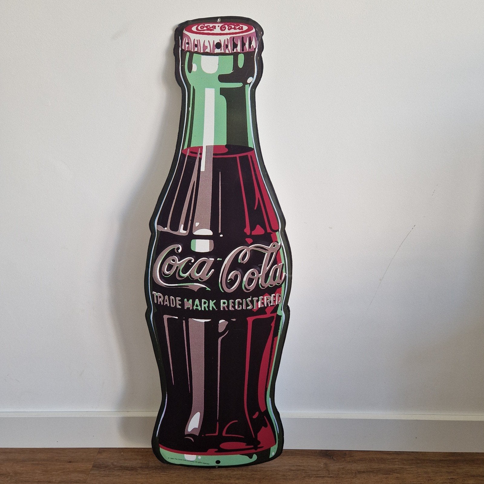 Coca-Cola Fles Reclamebord, Verzamelen, Ophalen, Gebruikt, Reclamebord