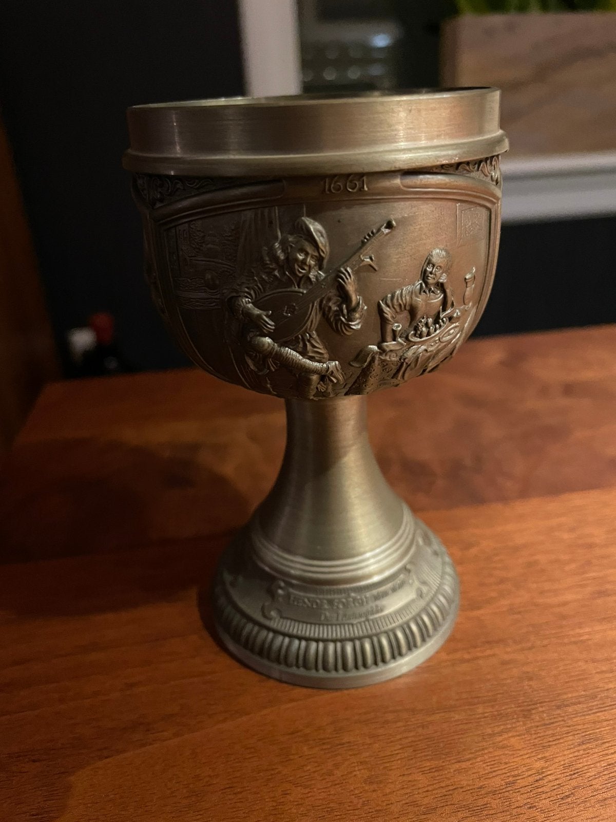 WMF tinnen beker, Antiek en Kunst, Ophalen