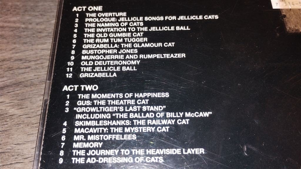 Cats - Complete Original Broadway Cast Recording, Ophalen of Verzenden, Zo goed als nieuw