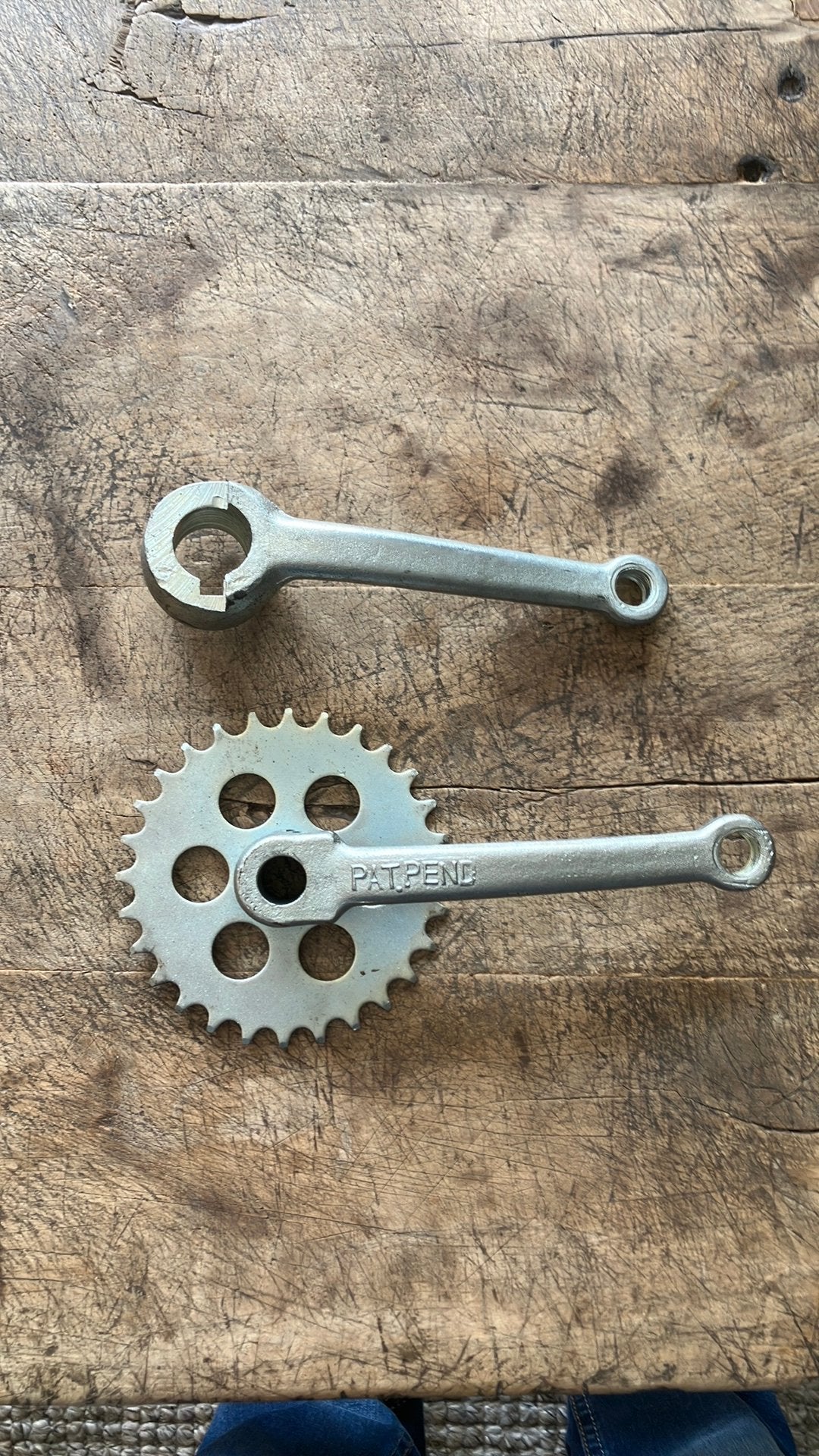 Yamaha fs1 origineel setje trapstel cranken, Ophalen of Verzenden, Zo goed als nieuw, Overige typen, Yamaha