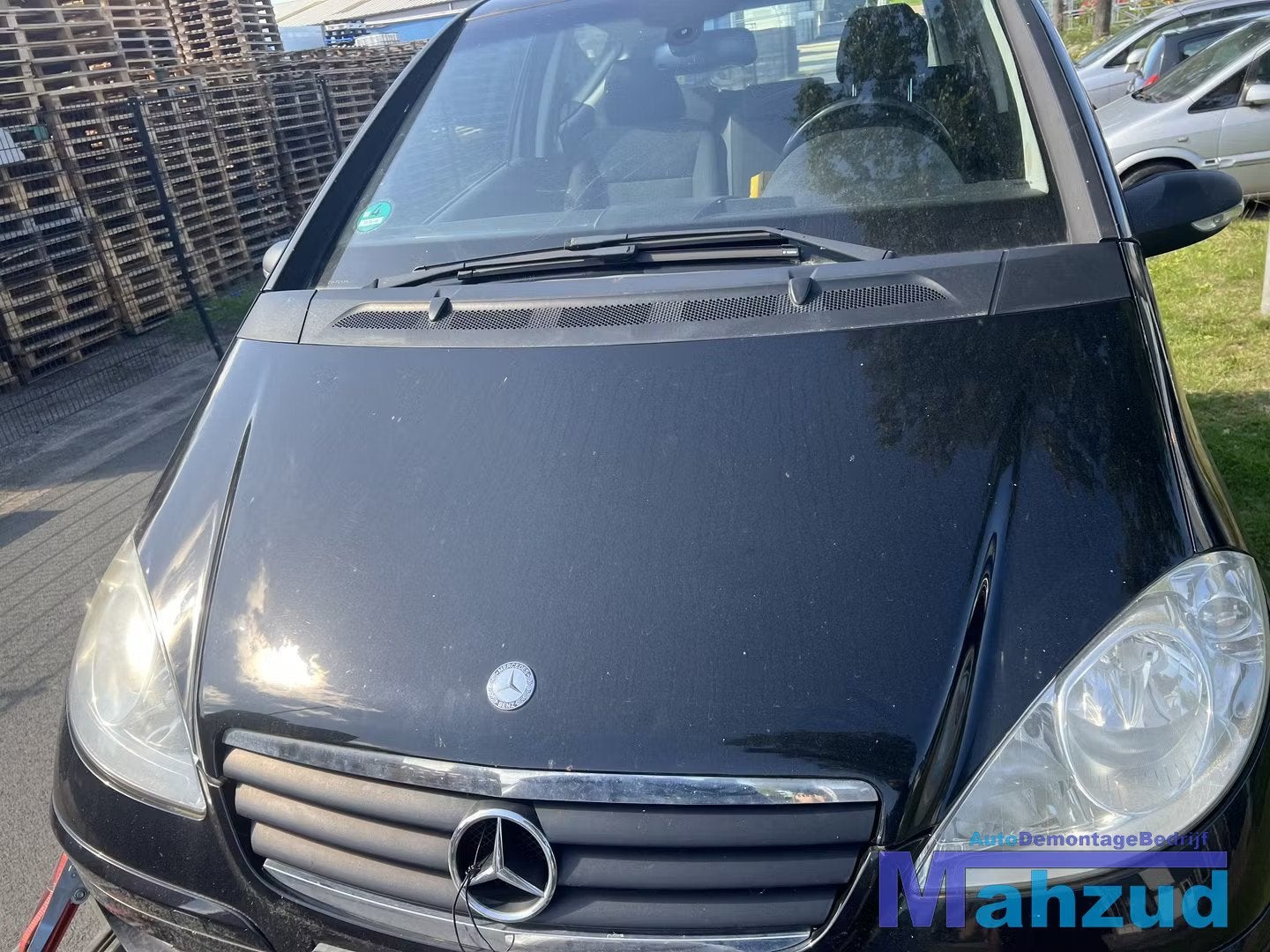 MERCEDES A KLASSE W169 Zwart 191 motorkap 2004-2012, Gebruikt, Mercedes-Benz AG, Mercedes-Benz, Ophalen of Verzenden