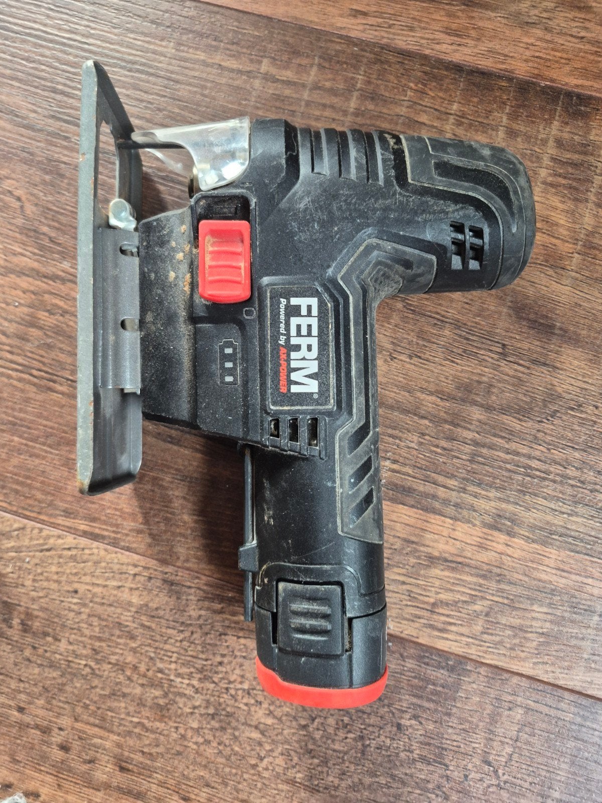Ferm Decoupeerzaag 12V Accu - Compact en Draadloos, Ophalen of Verzenden, Gebruikt, Decoupeerzaag, Ferm