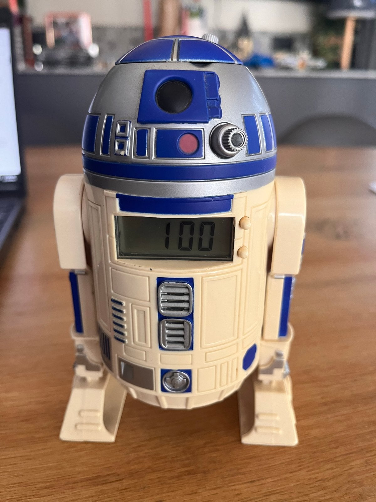 Vintage R2-D2 Wekker - Star Wars Collector's Item, Ophalen of Verzenden, Gebruikt, Digitaal