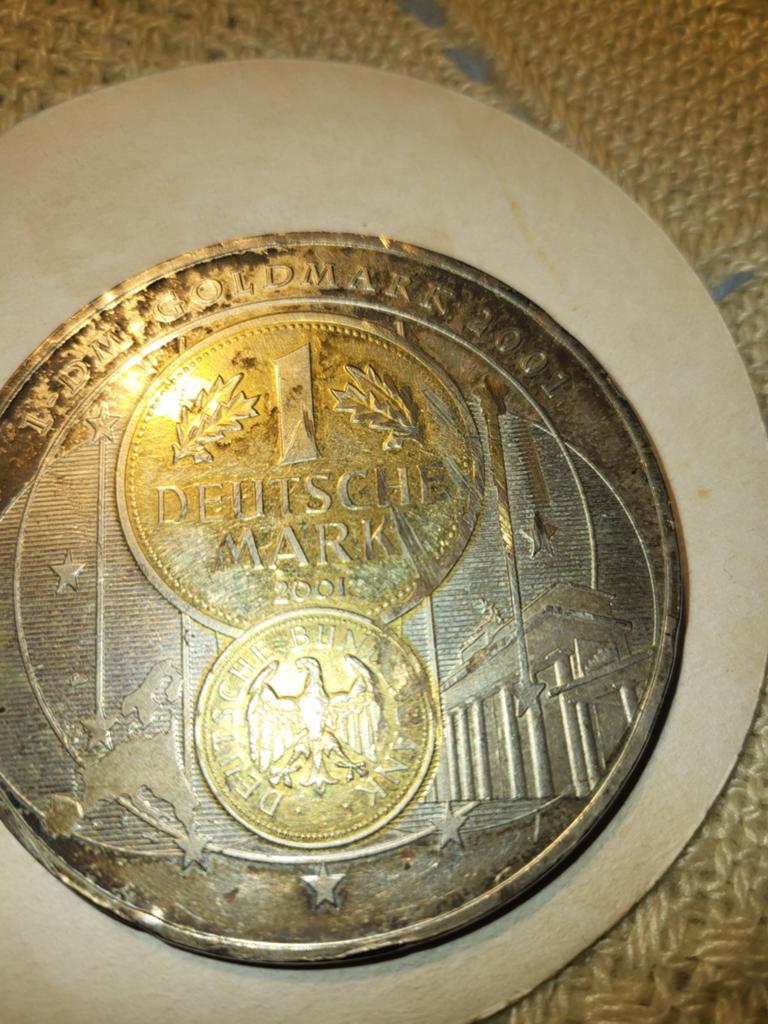 Munt 1 dm goldmark 2001, Postzegels en Munten, Munten | Europa | Euromunten, Ophalen of Verzenden, Frankrijk, 2 euro