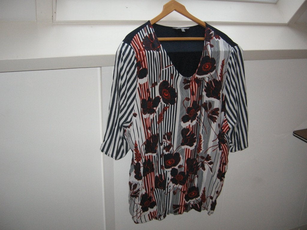 Ruim soepel vallend ULLA POPKEN blouse tuniek 58 60 €12.50, Ophalen of Verzenden, Nieuw, Blauw, Blouse of Tuniek