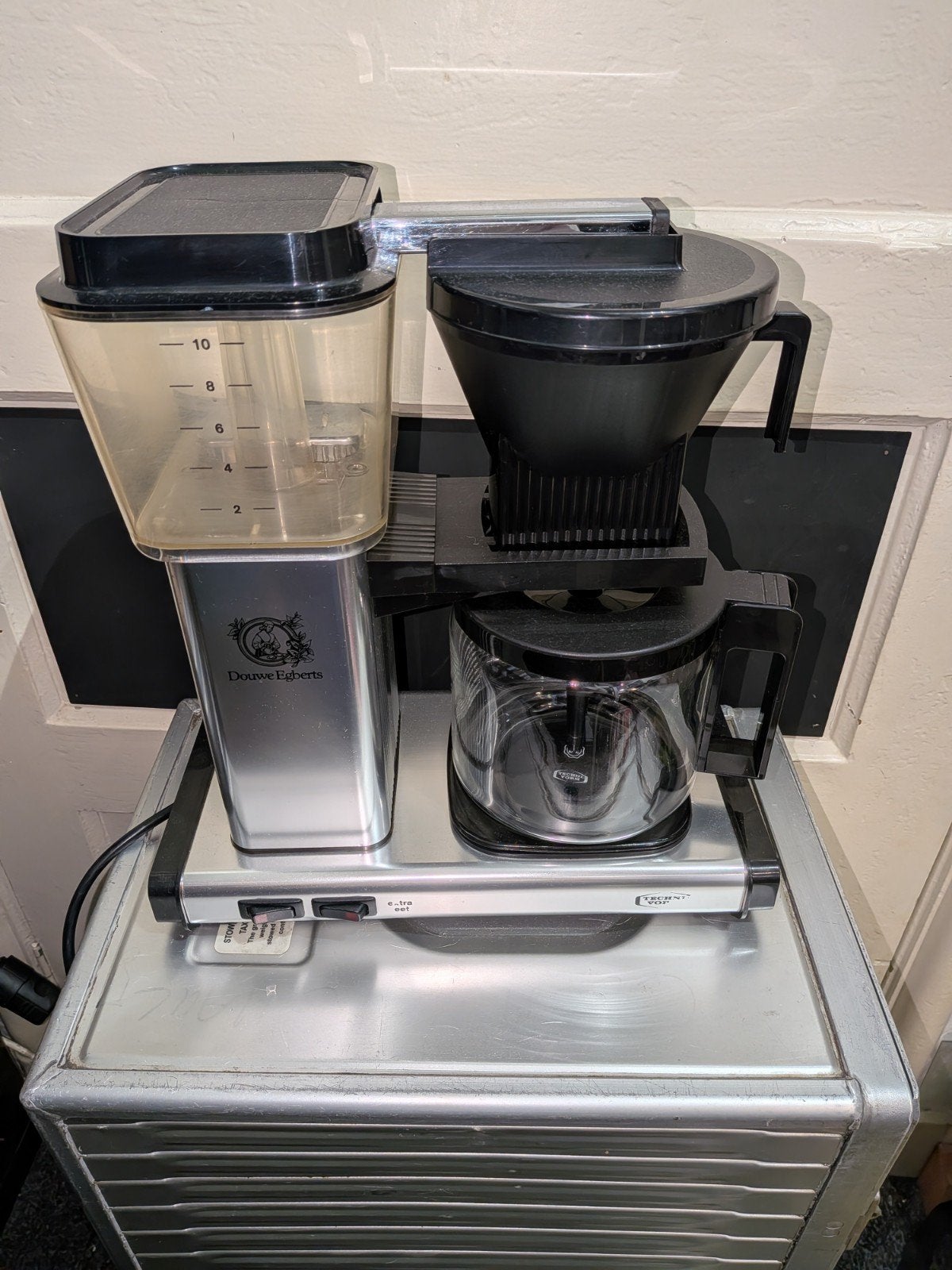Douwe Egberts Moccamaster - Nette Staat, Ophalen, Gebruikt, 10 kopjes of meer, Koffiemachine