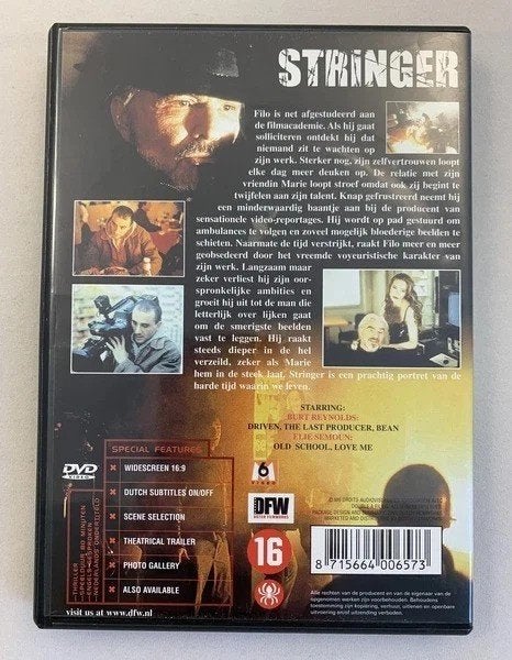 Stringer 1999 DVD 2001 Burt Reynolds Elie Semoun PAL Regio 2, Vanaf 16 jaar, Verzenden, Inclusief doosje, Overige genres