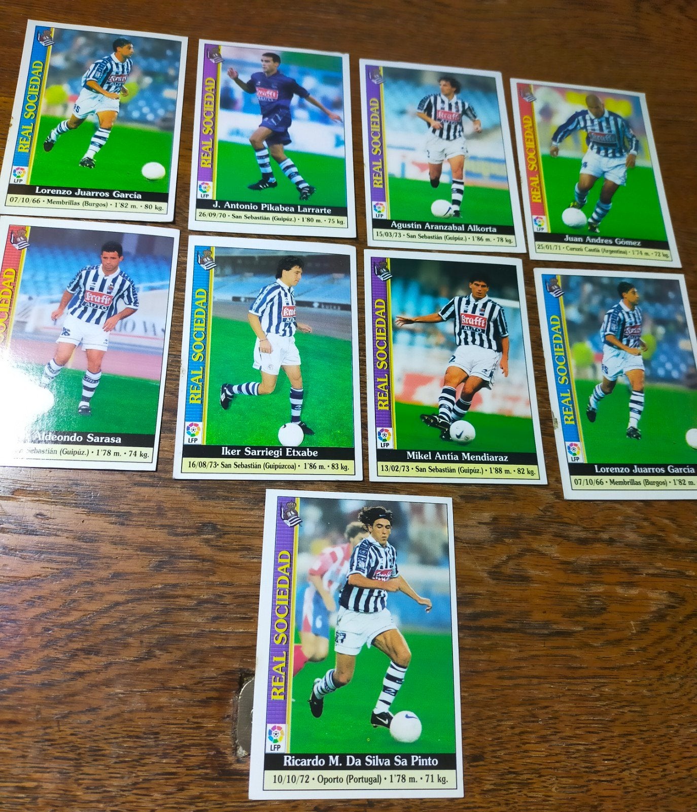 Real Sociedad Voetbalplaatjes - Vintage Collectie, Ophalen of Verzenden