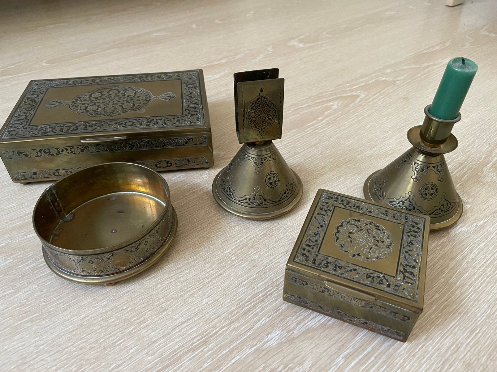 Rook set, Ophalen, Koper