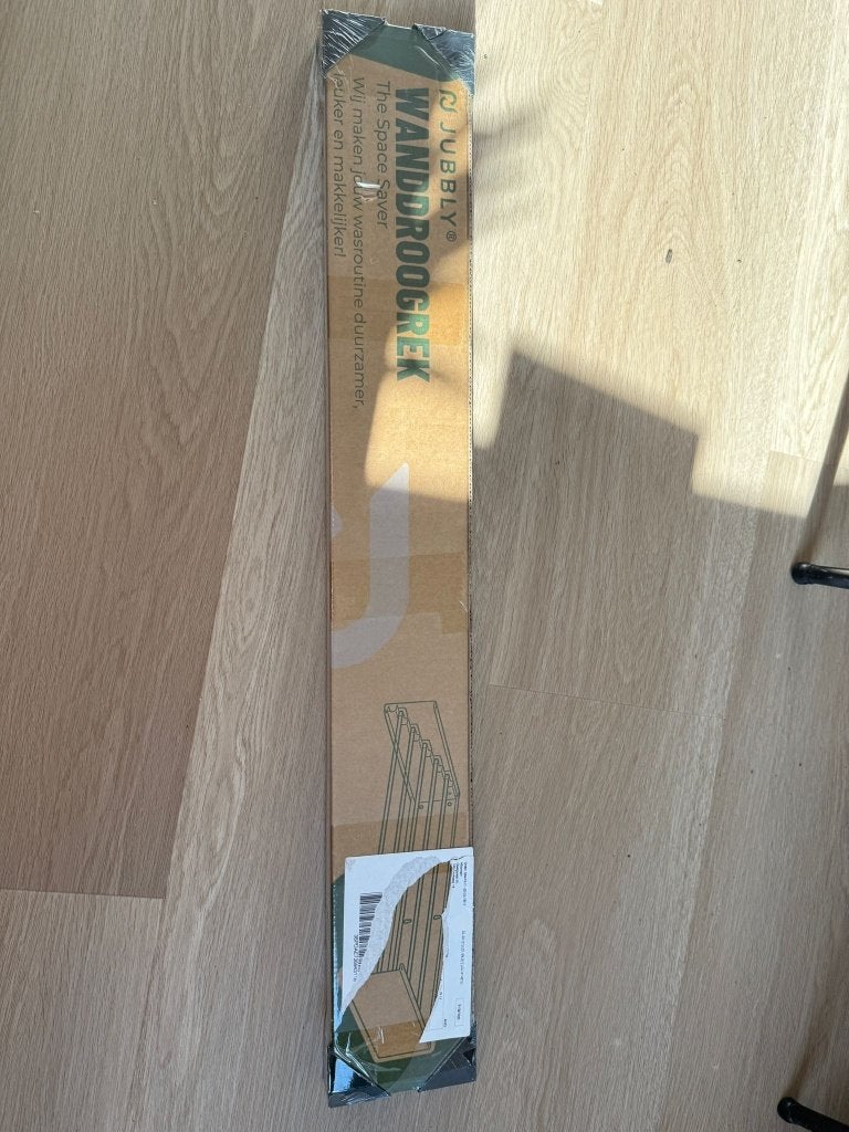 Jubbly - Wanddroogrek 80cm - Wasrek Inklapbaar - Hangend, Ophalen of Verzenden, Nieuw, Wasrek