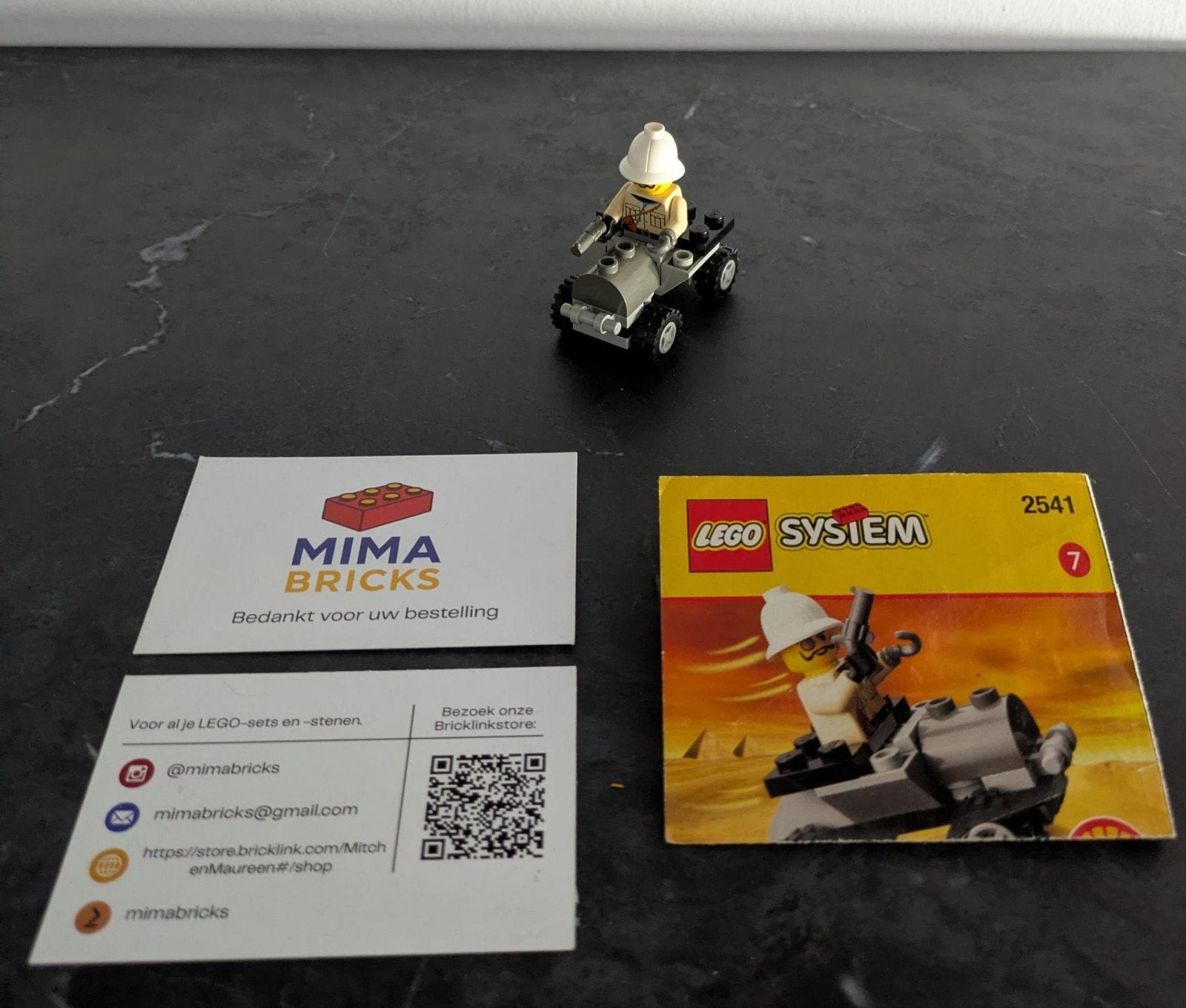 Lego System 2541 Complete set met instructies, Ophalen of Verzenden, Lego, Lego, Lego