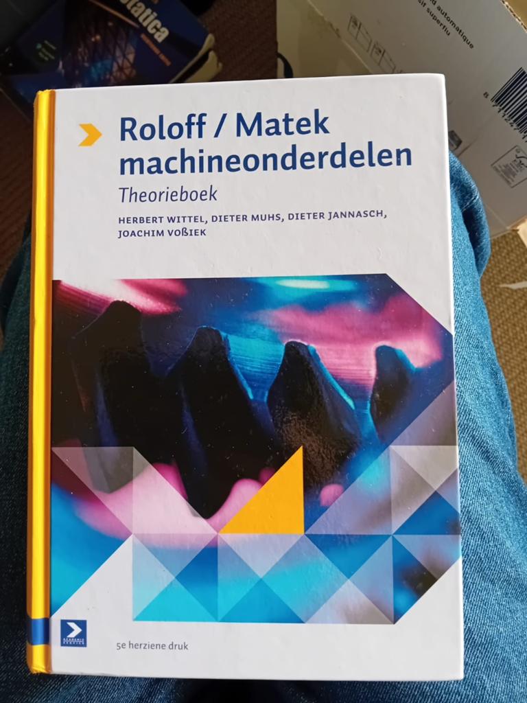Roloff / Matek machineonderdelen - Theorie+Tabellen+Opgaven, Ophalen of Verzenden, Beta, Zo goed als nieuw, HBO