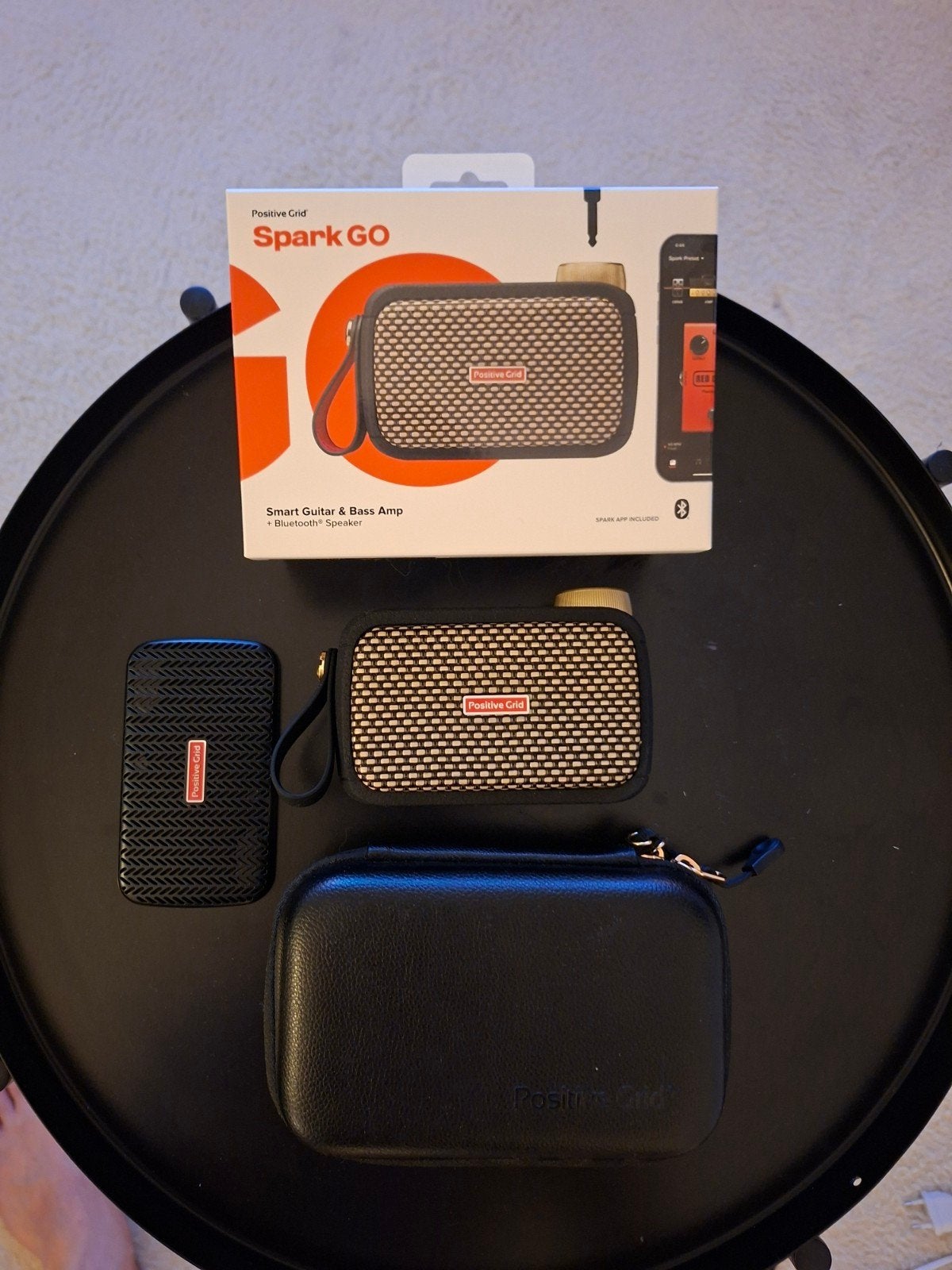 Positive Grid Spark GO + opb.hoes Incl. Garantie 2mnd oud!, Muziek en Instrumenten, Versterkers | Bas en Gitaar, Zo goed als nieuw