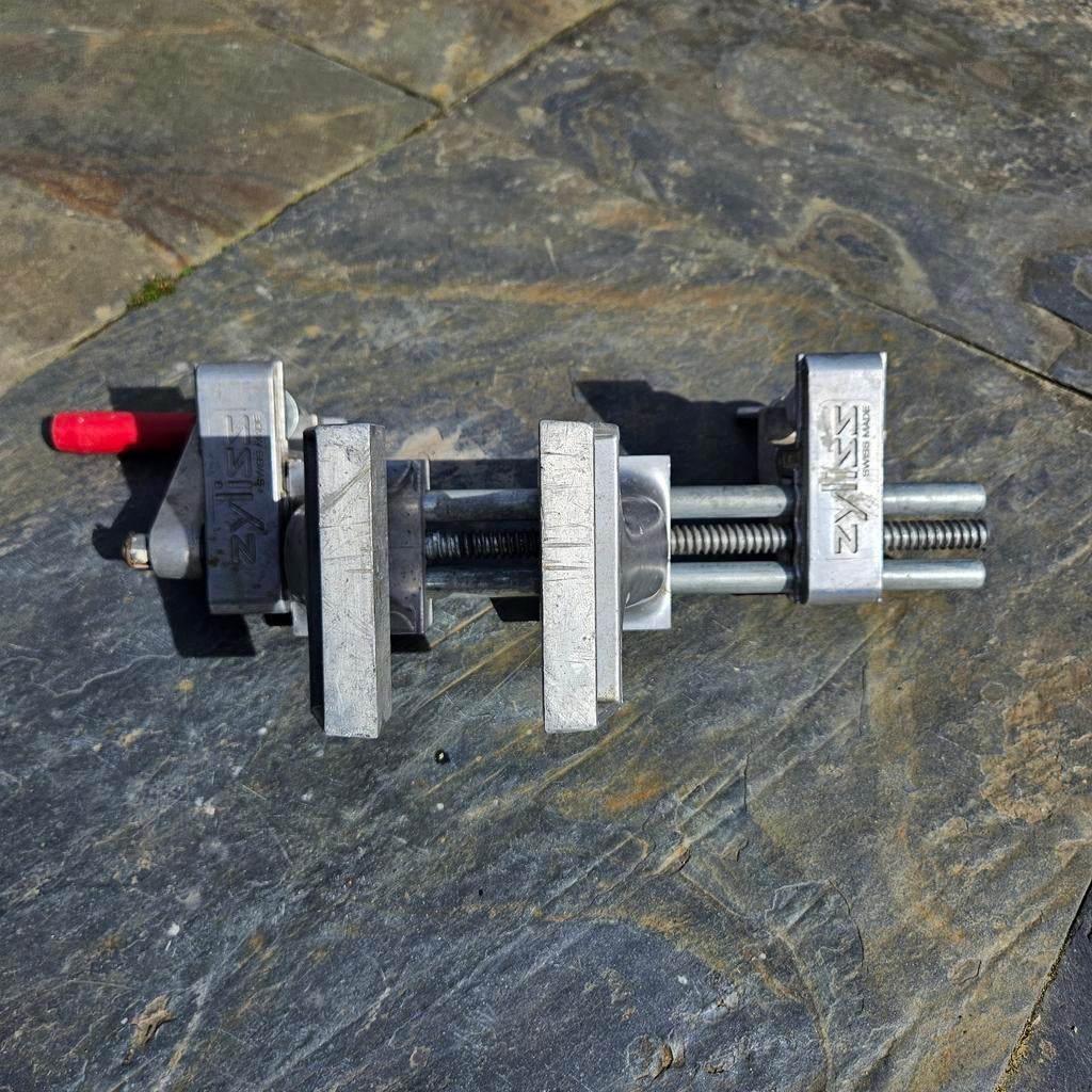 Aluminium Zyliss bankschroef Swiss Made, Ophalen of Verzenden