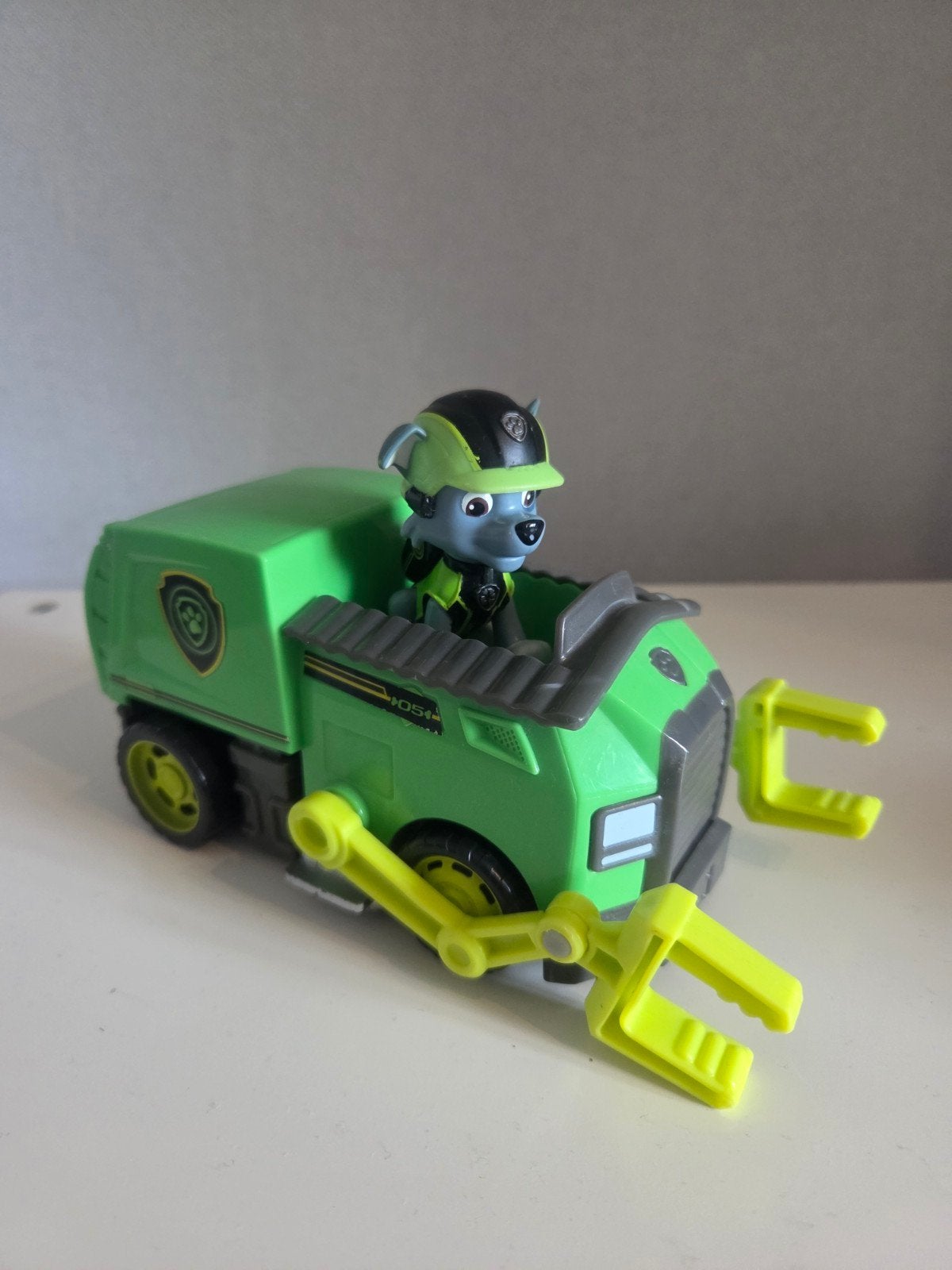 Paw Patrol Rocky's Recycling Truck met figuur, Ophalen, Gebruikt