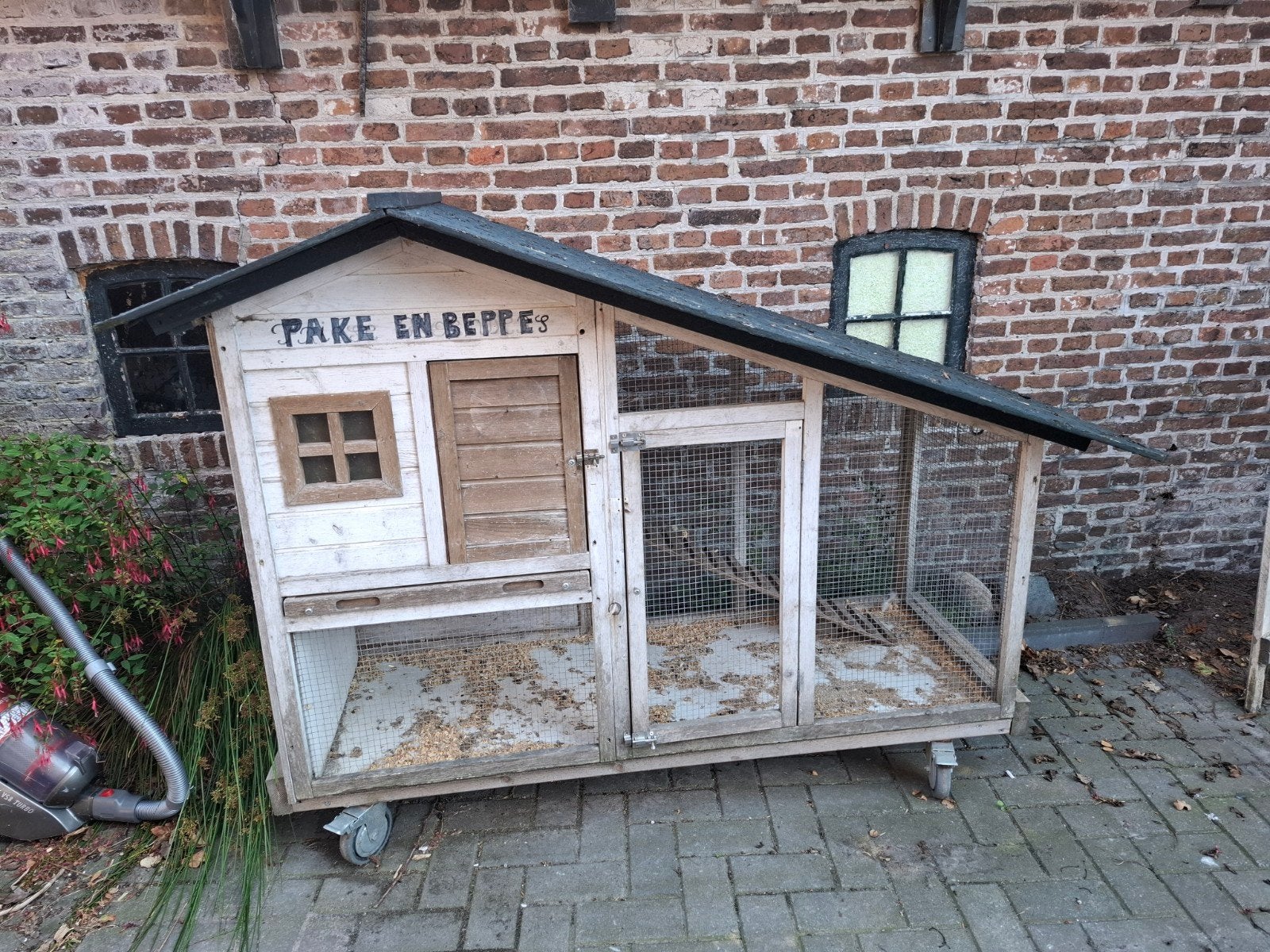 gratis kippenhok/konijnenhok, Dieren en Toebehoren, Ophalen, Gebruikt, Kippenhok of Kippenren