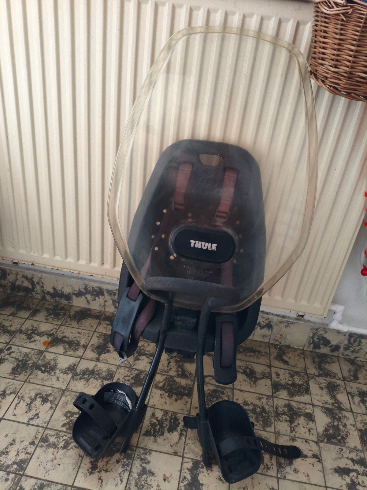 Thule Yepp fietsstoeltje met windscherm, Ophalen, 0 t/m 18 kg, Voorzitje, Thule