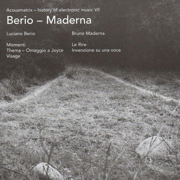 Luciano Berio - Bruno Maderna (Acousmatrix), Ophalen of Verzenden, Modernisme tot heden, Nieuw in verpakking, Overige typen