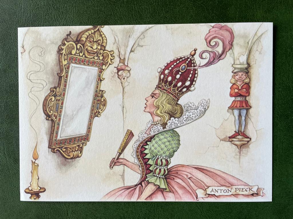 ansichtkaart van De Efteling ; Sneeuwwitje uit mapje., Verzamelen, Verzenden, Zo goed als nieuw, Overige typen