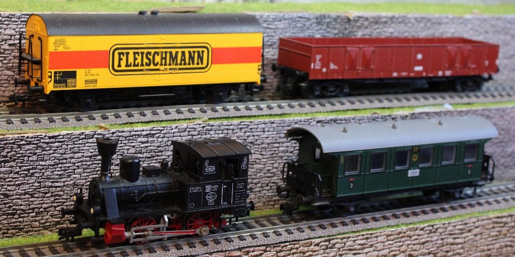 Fleischmann Stoomtrein ANNA met wagens, Treinset, Gelijkstroom, Fleischmann, Ophalen of Verzenden
