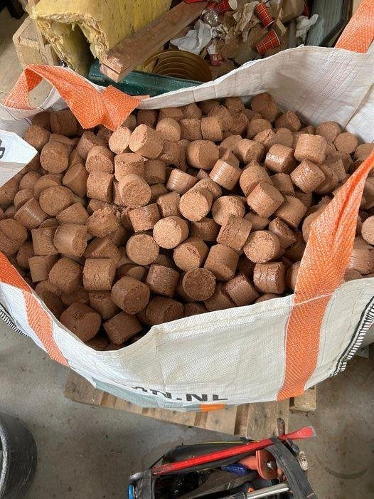 BIG BAG Briketten (HARDHOUT), Tuin en Terras, Haardhout, Minder dan 3 m³, Ophalen, Overige houtsoorten