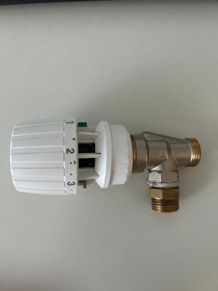 Danfoss thermostaat radiatorkraan haaks, Thermostaat, Minder dan 30 cm, Minder dan 60 cm, Ophalen of Verzenden