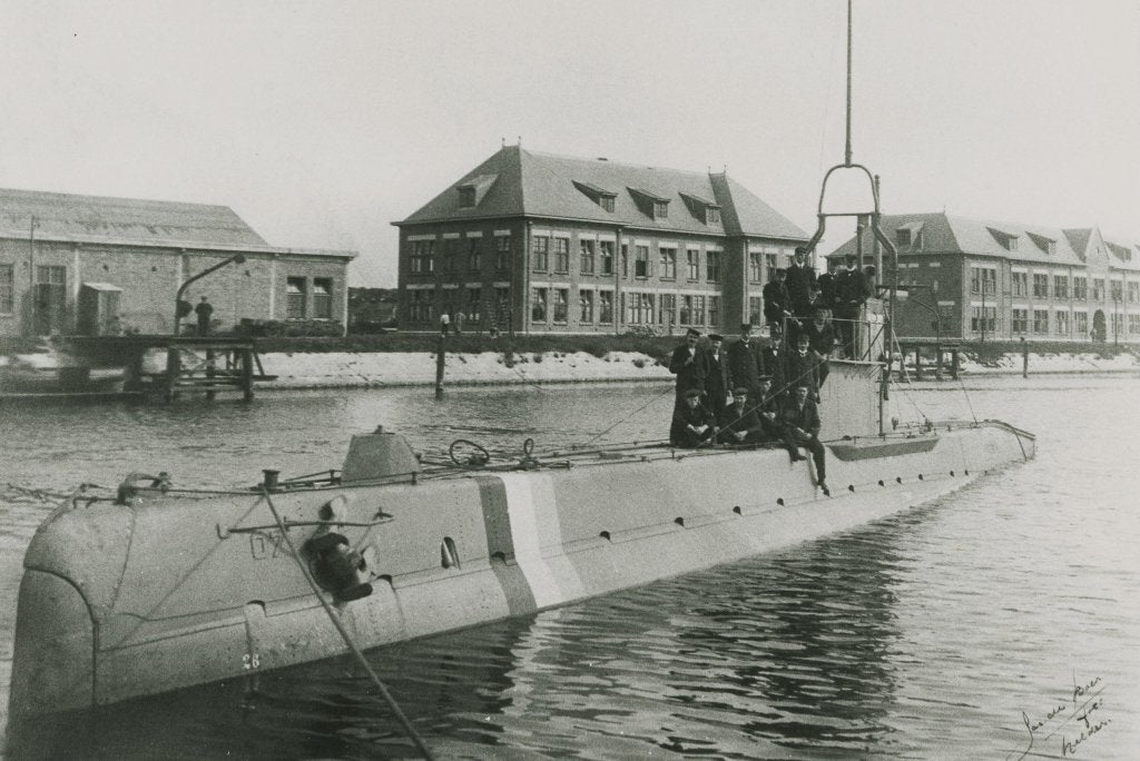den helder, onderzeeboot, Ophalen of Verzenden, Voor 1940, Zo goed als nieuw, Foto