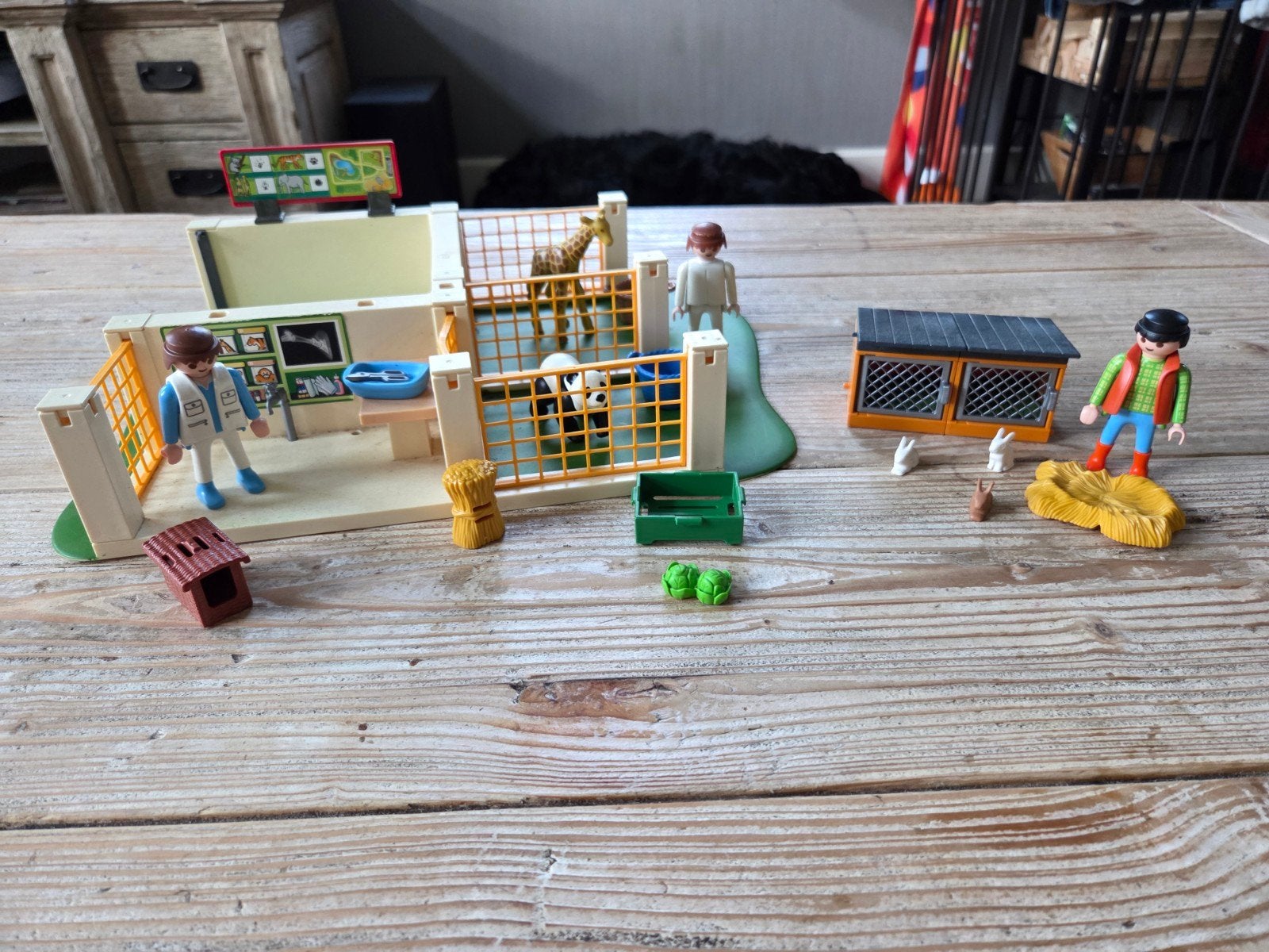Playmobil Dierenarts Praktijk met Dieren, Gebruikt, Complete set, Overige typen, Ophalen of Verzenden