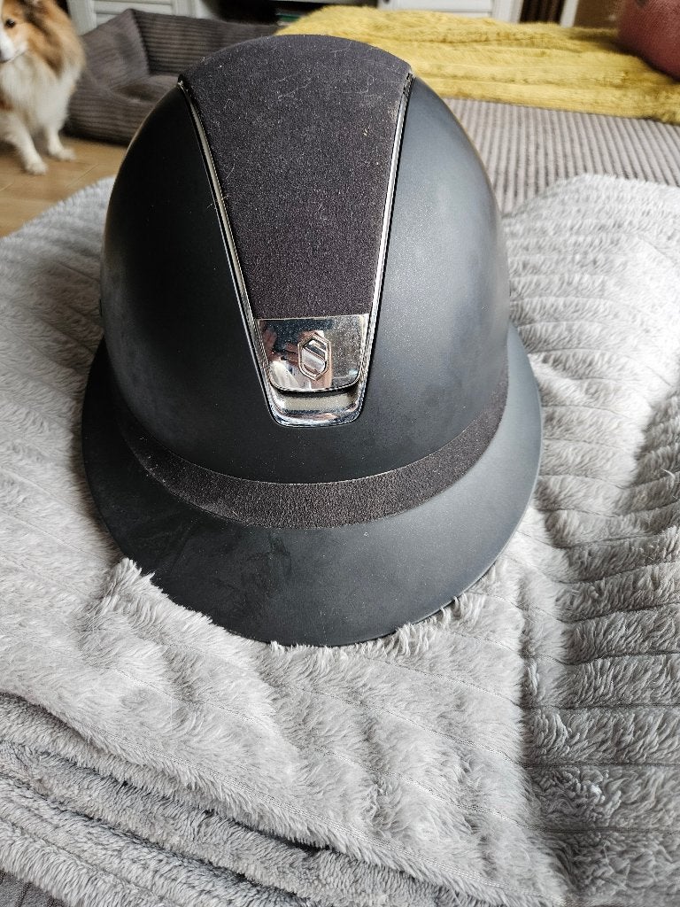 Cap samschield, Ophalen of Verzenden, Zo goed als nieuw, Dressuur, Dames