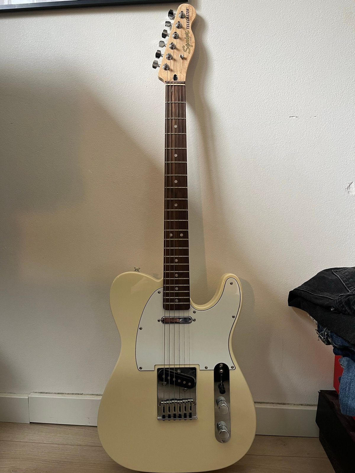 Squier Affinity Telecaster gitaar en versterker, Ophalen, Fender, Gebruikt, Met versterker