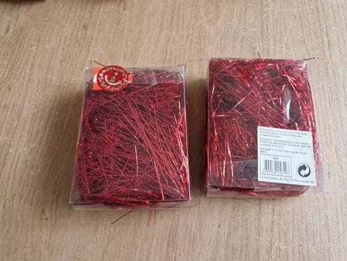 2x rode lametta a 13 gram h, Evora, Onbekend, Nieuw, Ophalen of Verzenden