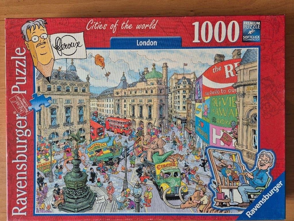 Ravensburger Puzzle Cities of the World "London ", Ophalen of Verzenden, 500 t/m 1500 stukjes, Zo goed als nieuw, Legpuzzel