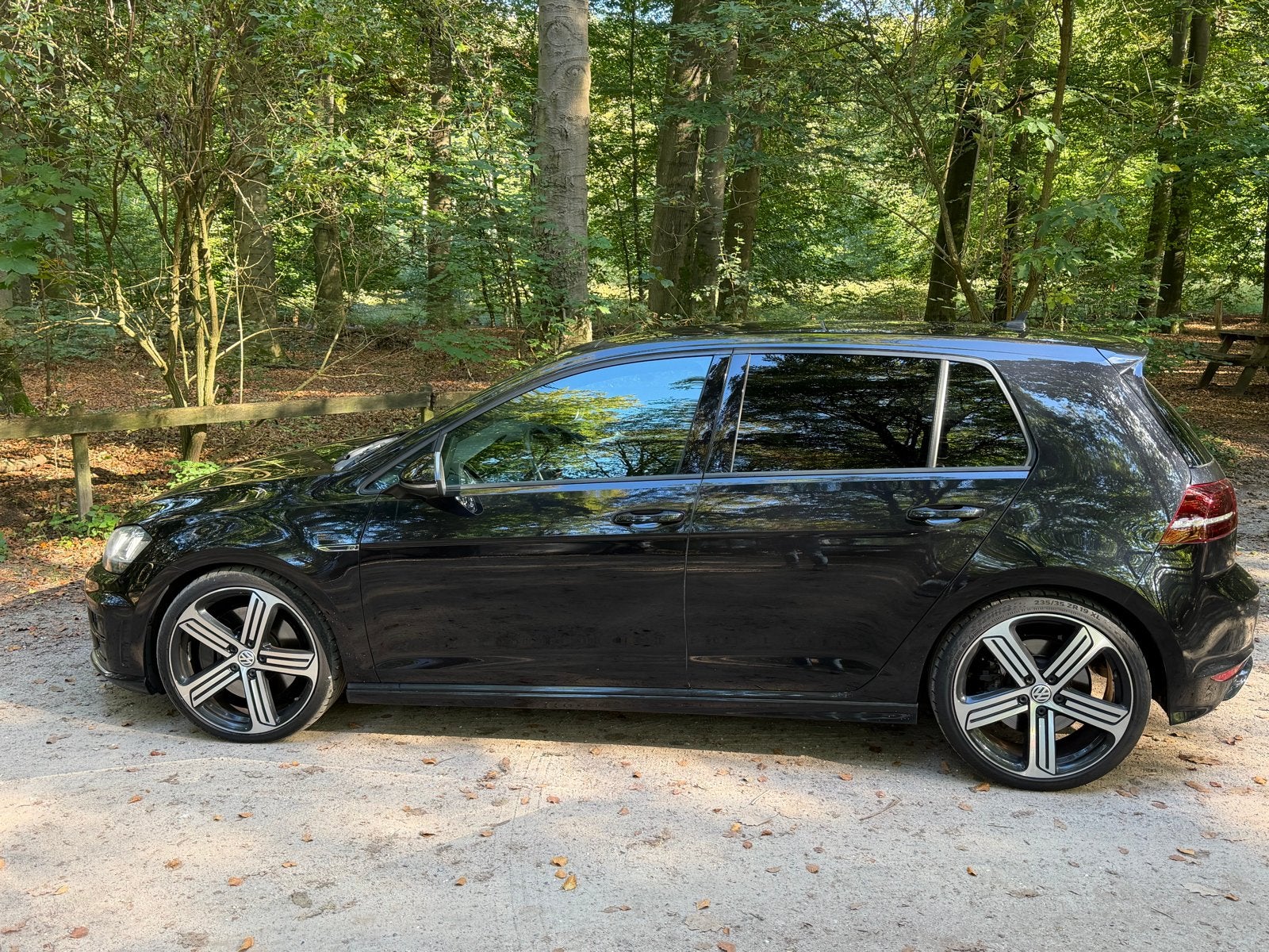 Volkswagen Golf 2.0 TSI R 221KW 5D 4MOTION DSG 2015 Zwart, Auto's, Automaat, 4 cilinders, 1984 cc, Zwart