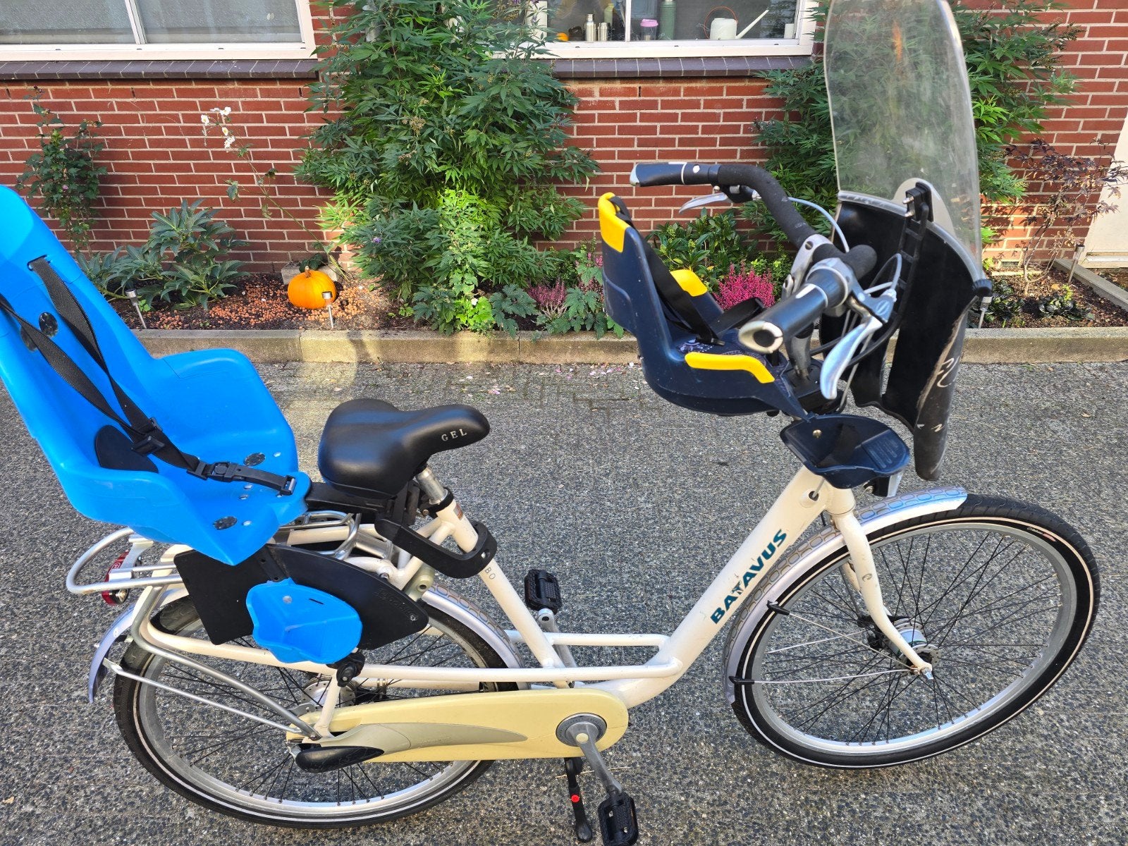 28 inch mooie fijn rijdende batavus mambo mamafiets 57 cm 7v, Fietsen en Brommers, Ophalen, 2 zitjes, Gebruikt, Batavus