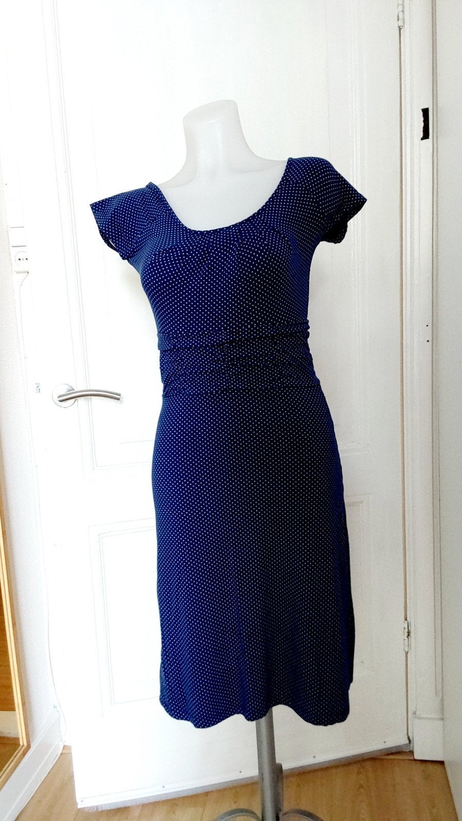 Leuke King Louie jurk maat S, Kleding | Dames, Blauw, Onbekend, Ophalen of Verzenden, Knielengte