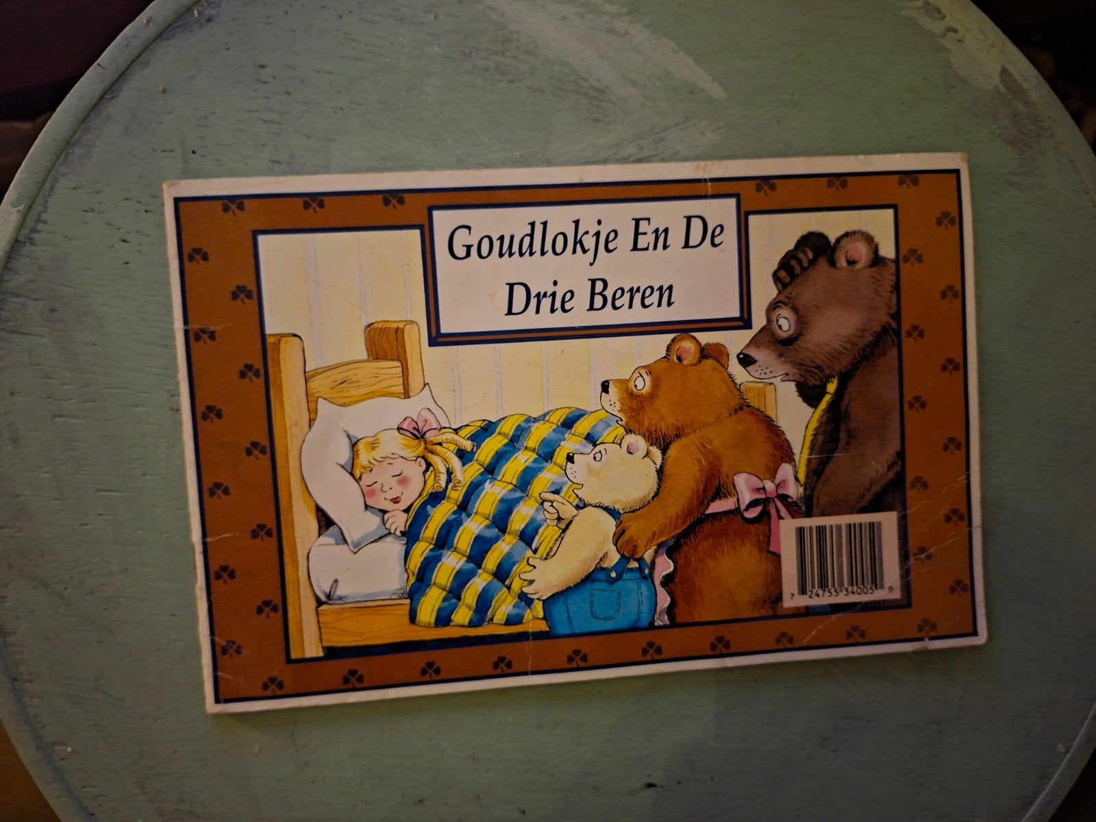 Vintage kinder leesboekje "Goudlokje & de 3 beren"., Antiek en Kunst, Ophalen of Verzenden