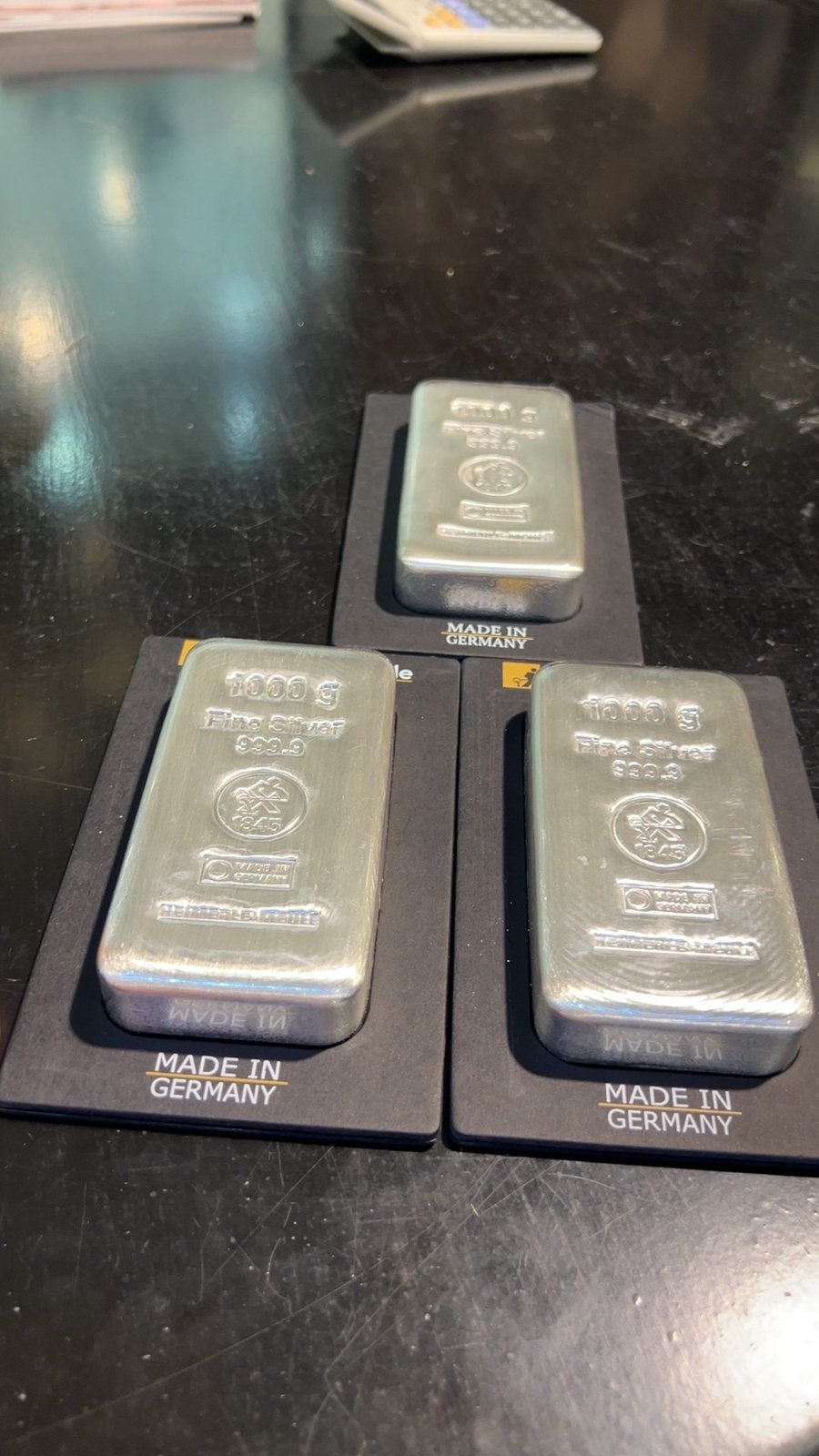 Heimerle + Meule, Umicore en Schöne zilverbaar 1 kilo gram, Postzegels en Munten, Ophalen, Zilver