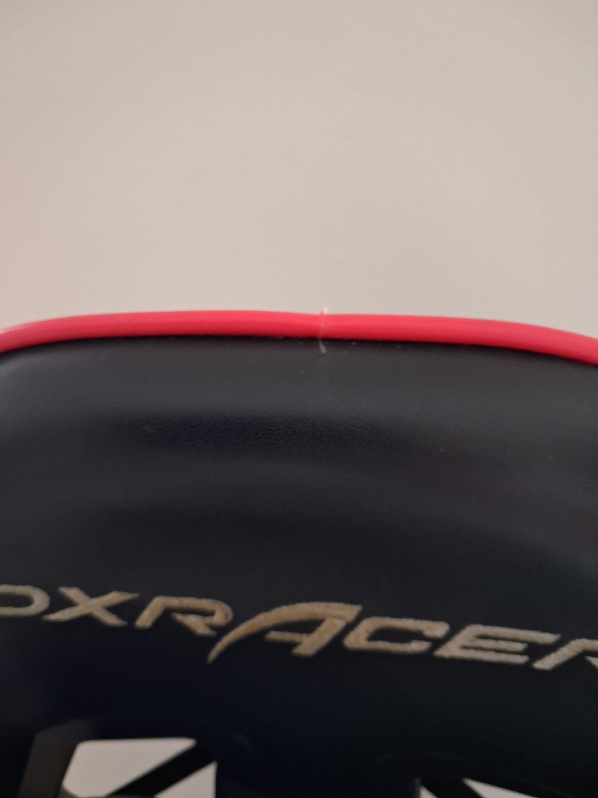 DXRacer Gaming Bureaustoel - Zwart/Rood, Huis en Inrichting, Bureaustoelen, Ophalen, Gebruikt, Zwart, Gaming bureaustoel